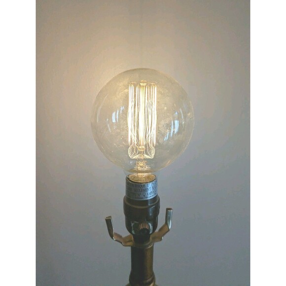 2 qty Nostalgic Bulbrite Lightbulbs Large Amber Filament Edison Incandescent 40W - Picture 7 of 7